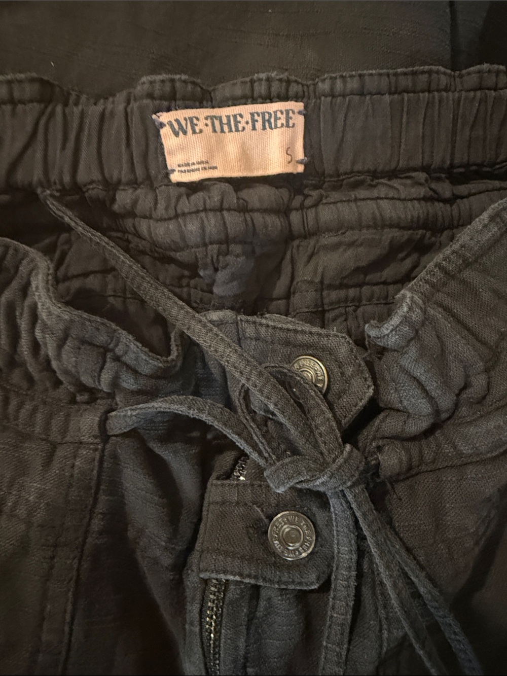 Free People Park Avenue Cotton Cargo Pants Size S - Picture 6 of 7